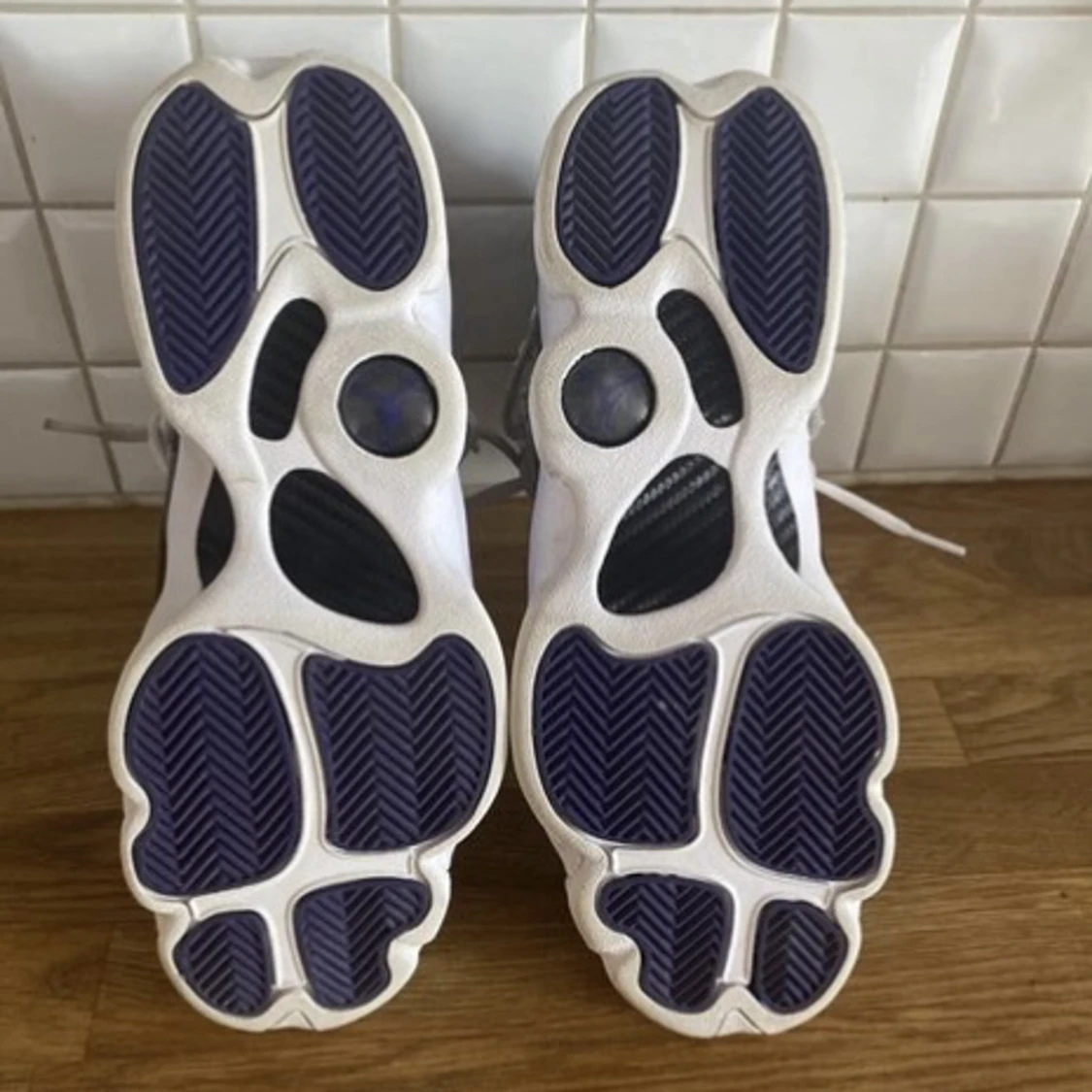 White & Black Jordan 6 Rings Sneakers - 91