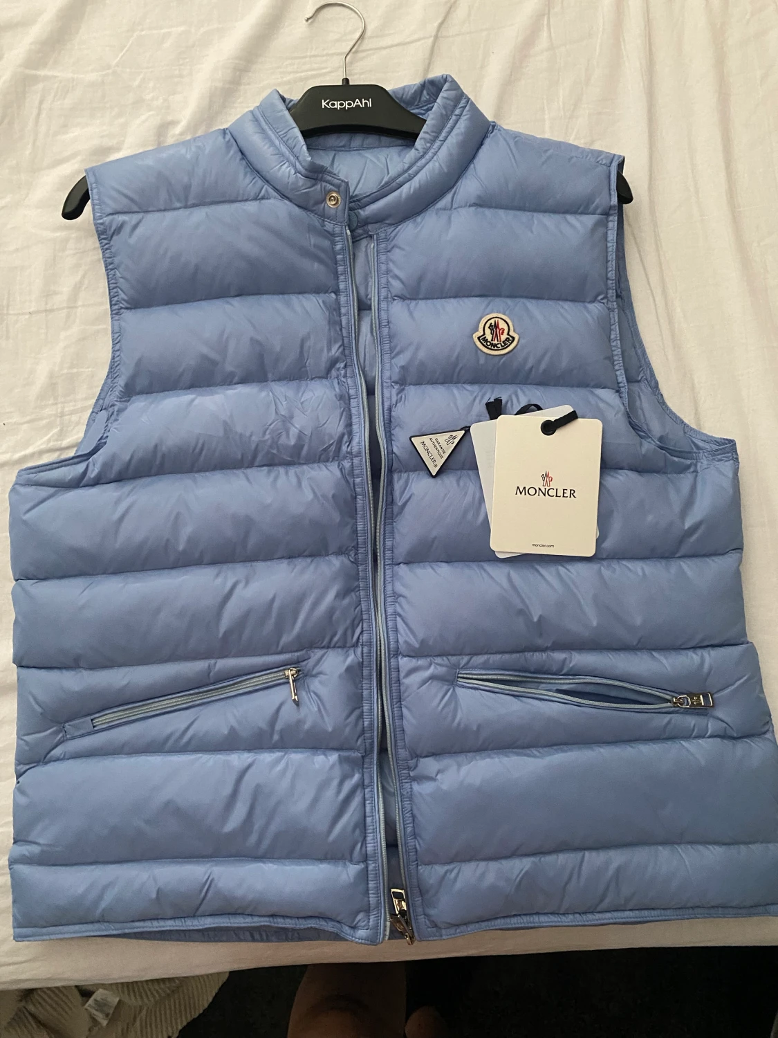 Blå Moncler gui väst