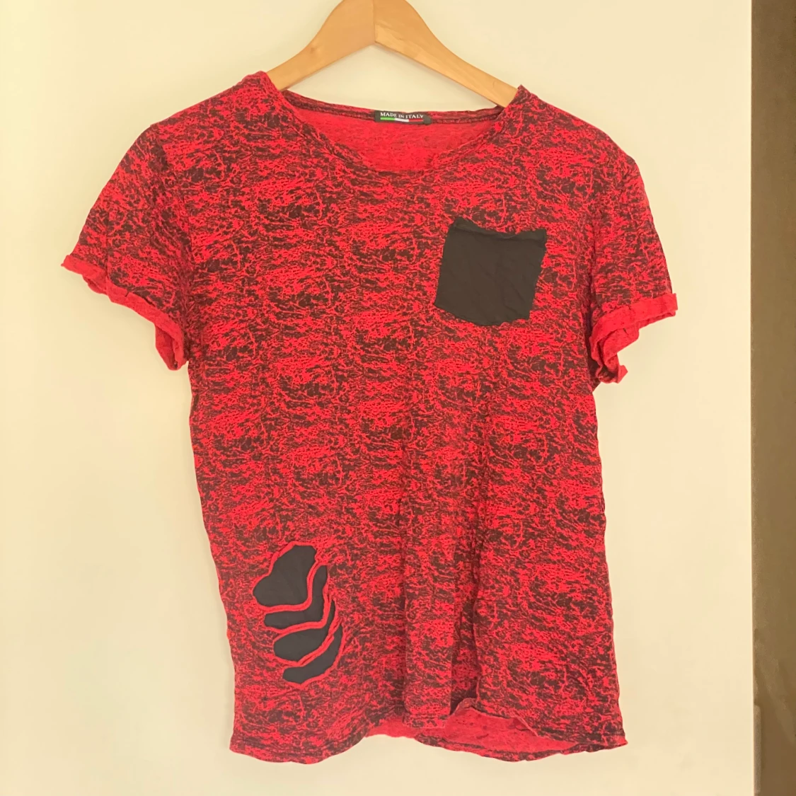 cool röd t-shirt / tröja  - 90