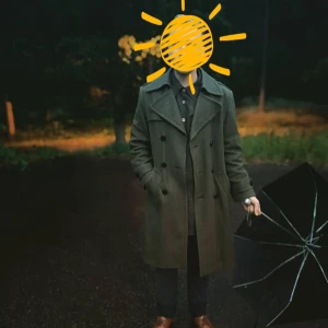 Olive Green Vintage Coat - Tjo!