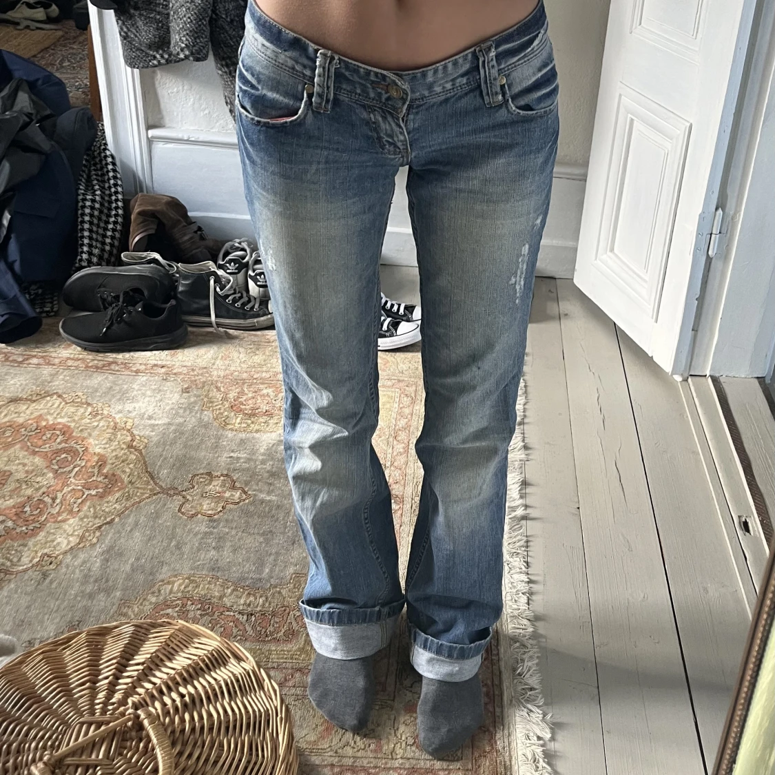 Lågmidjade jeans - 90