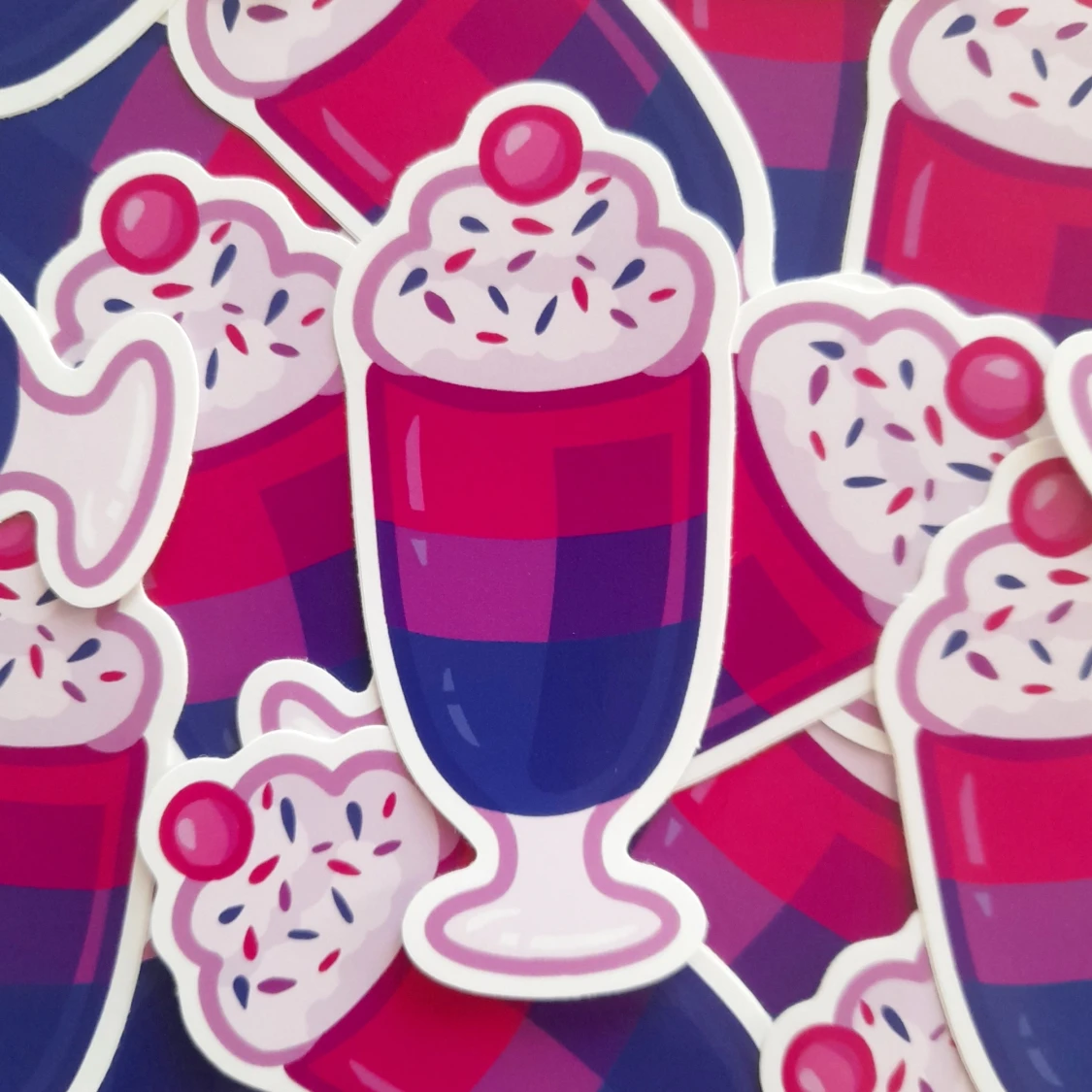 Bi milkshake klistermärken