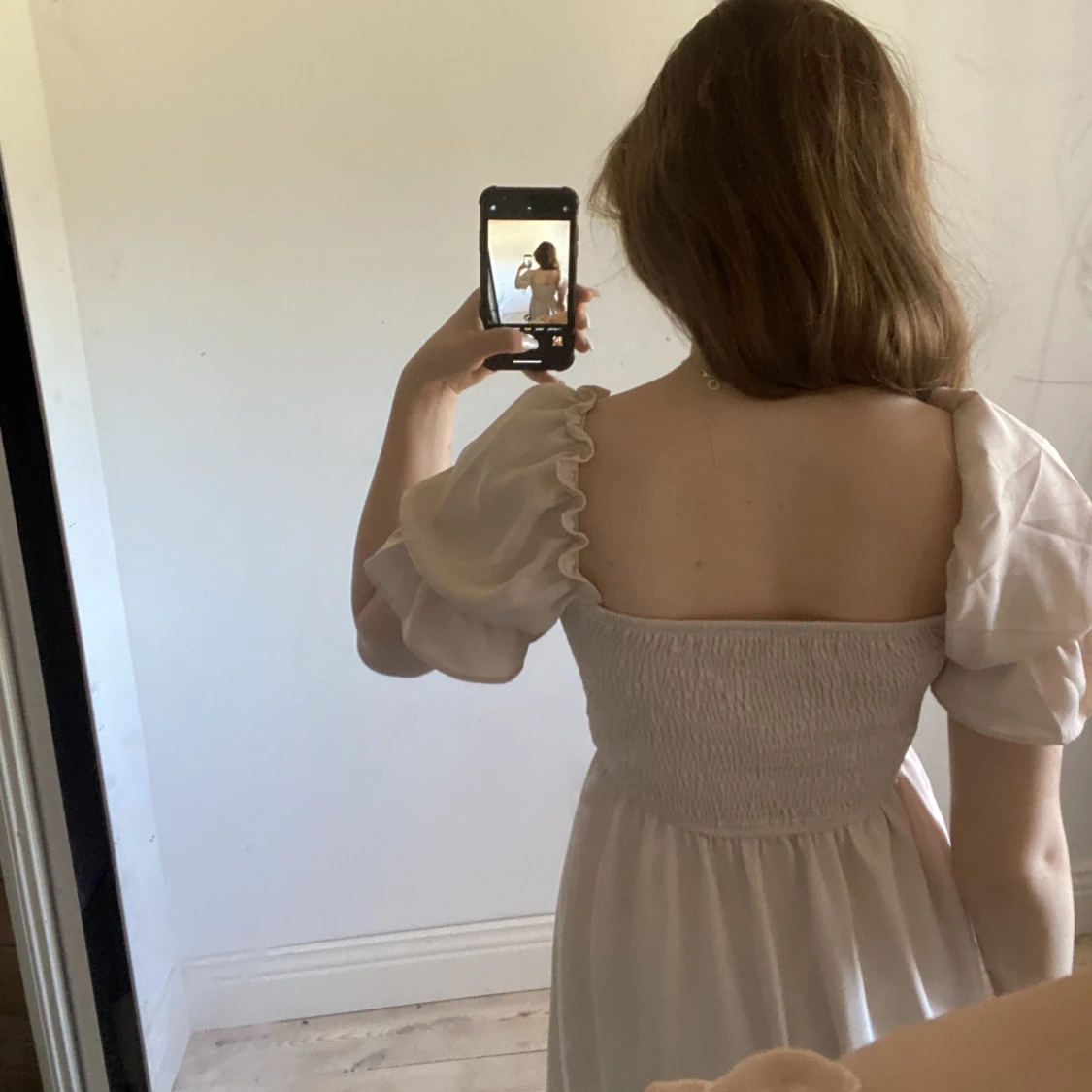 Beige klänning, xs - 90