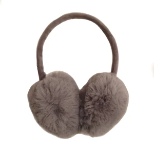 Grå öronmuffar - Supersöta och sitter fint, passar alla!