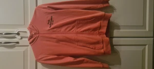 Zip hoodie Korall färg - Sparsamt använd, normal storlek 