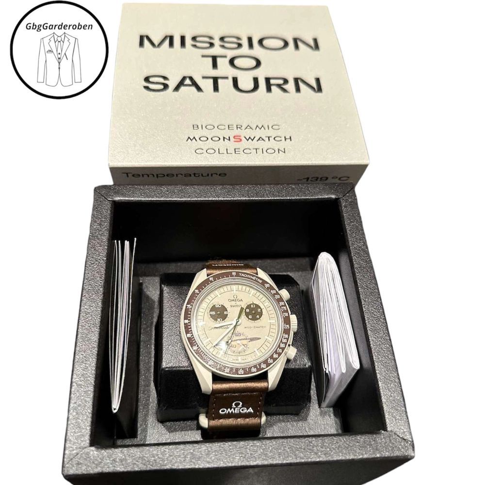 Brun Omega X Swatch-mission to saturn | Plick Second Hand