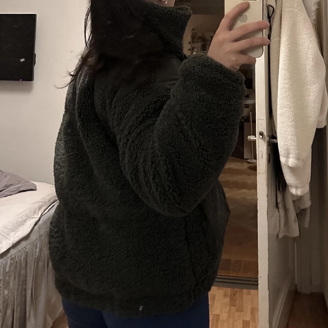 Grön puffjacka  - 90