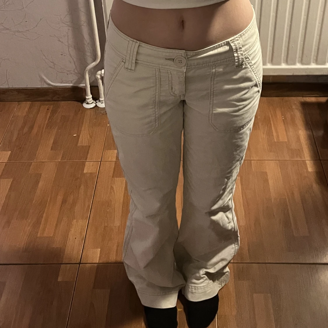 Lågmidjade byxor 