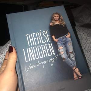 Therése Lindgrens andra bok, ”vem bryr dig?”. I jättebra skick.