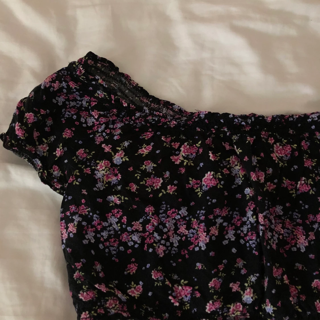 Blommig top st Xs - 90