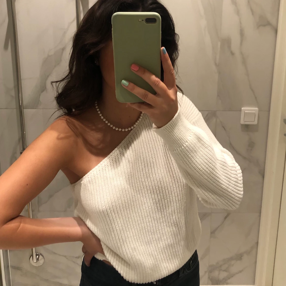 One shoulder tröja från NA-KD - 91