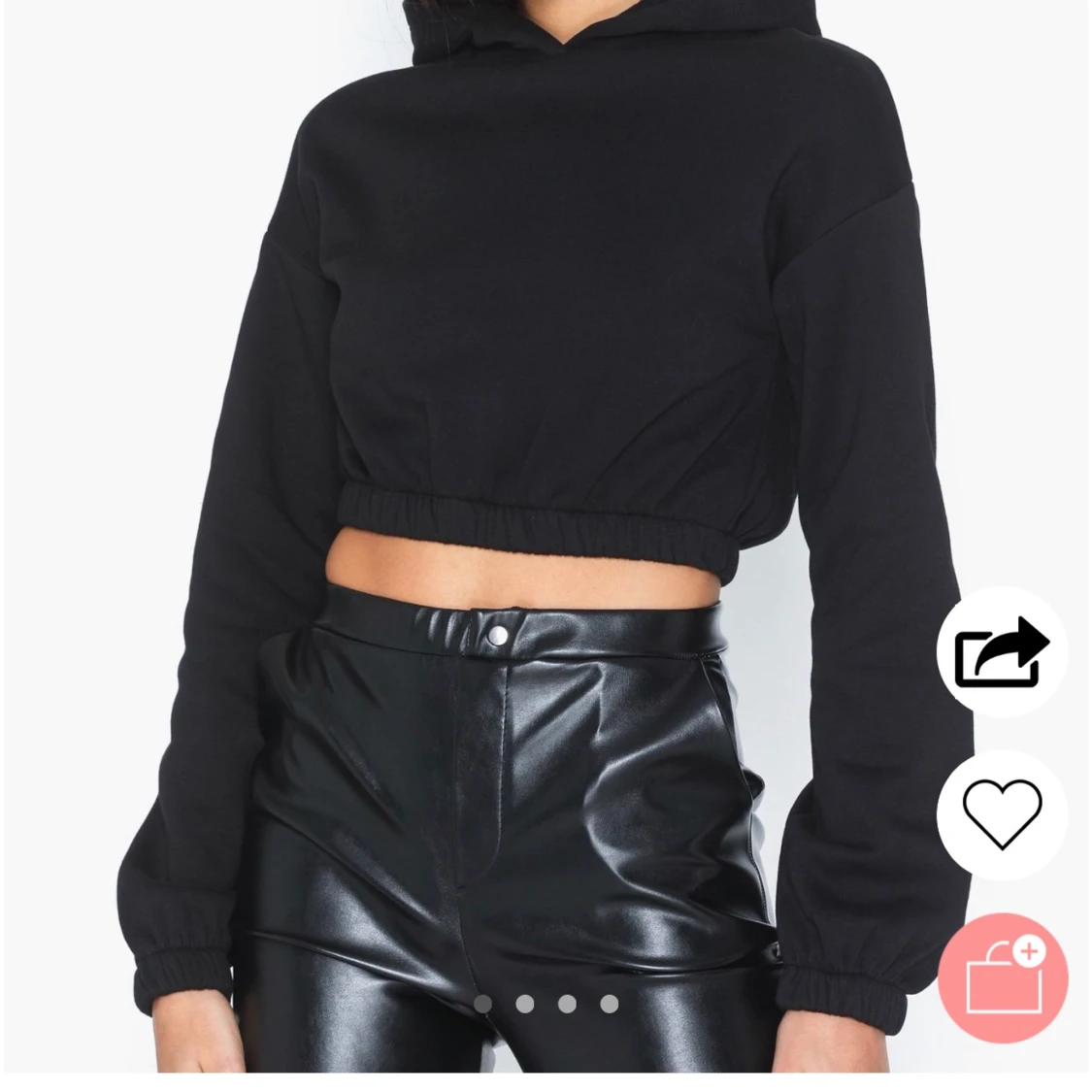Cropped hoodie från Nelly