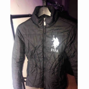  - US Polo Assasin Womens Black Hooded Winter Coat Ski Jacket With Faux Fur Trim On Hood  