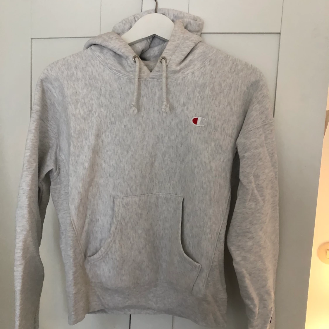 grå championhoodie  - 90