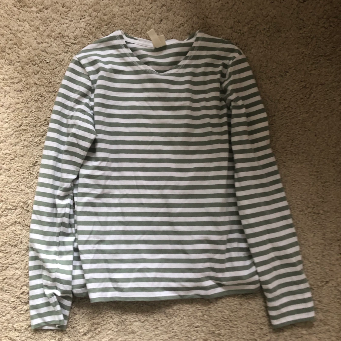 Långärmad randig tröja  - 90