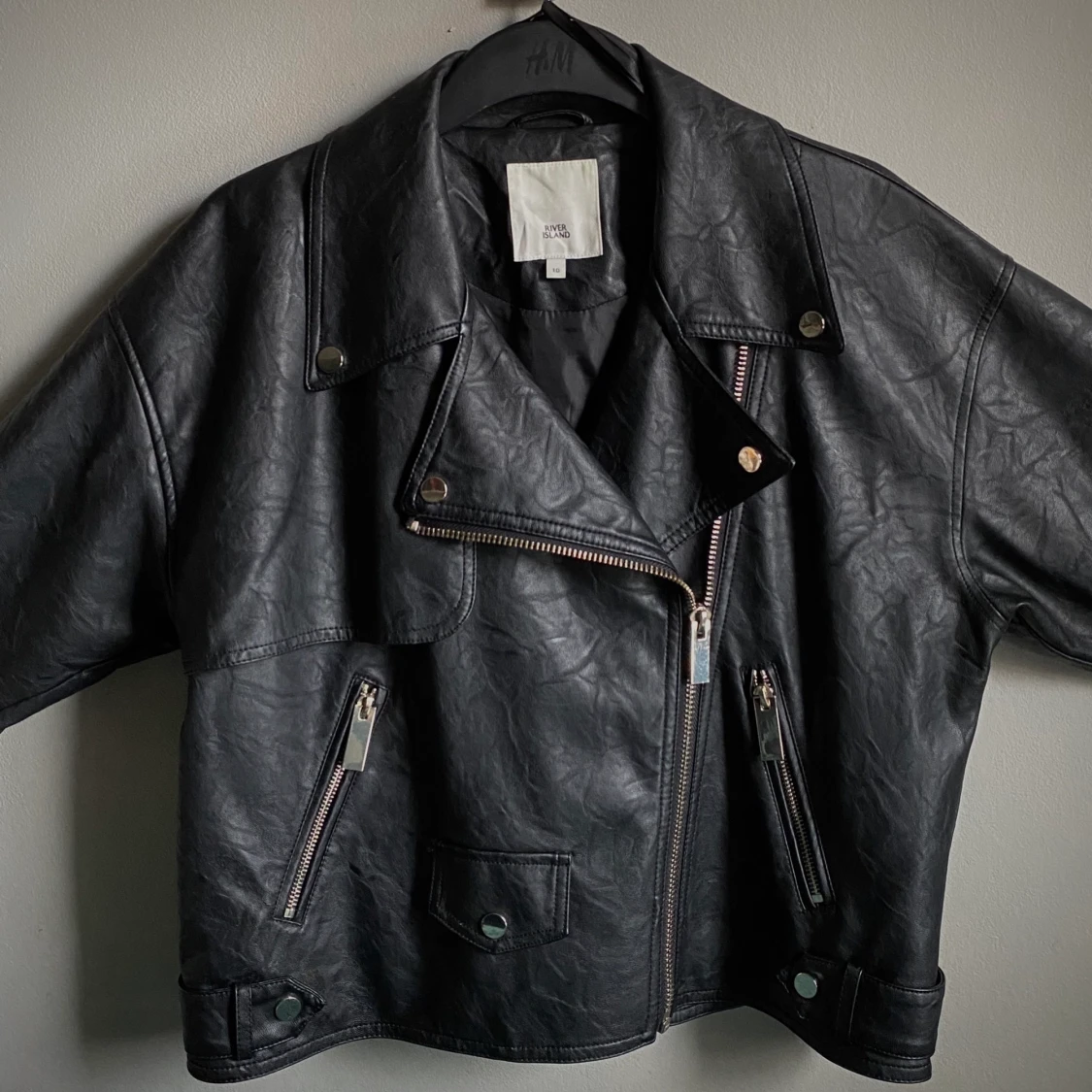 Oversize Skinnjacka - 90