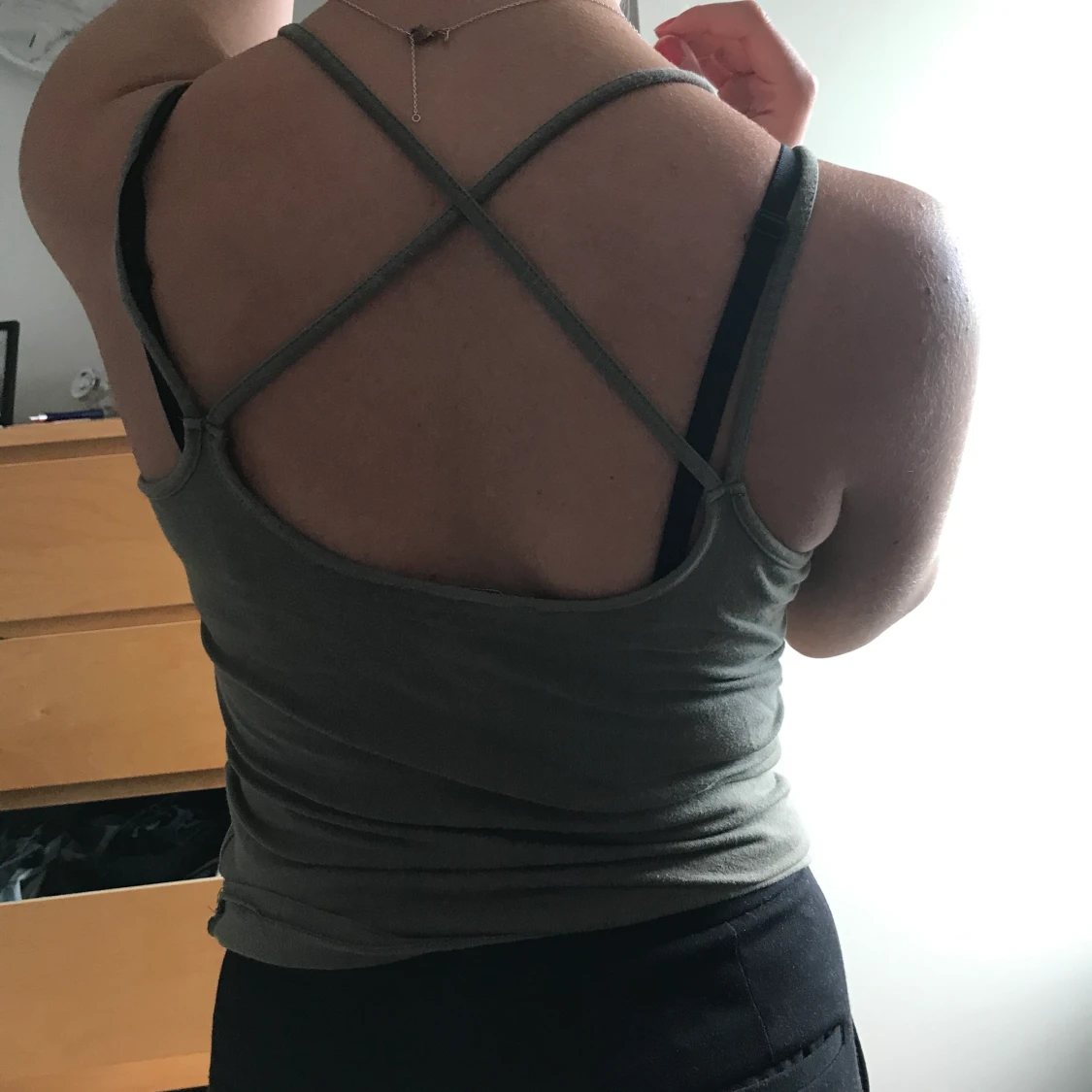 Super fin grön topp  - 90