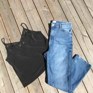 Snygga high waist jeans  Splitternya och helt oanvända! 