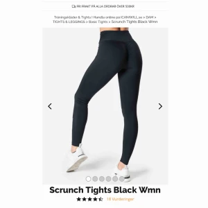  - Säljer ett par helt nya ICANIWILL tights i deras scrunch model. Dem är åtsittande i midjan där dem ”suger” in magen på ett fint sätt och ger kroppen former. Dem framhäver dessutom rumpan genom sin ”scrunch”. Säljer för att jag har två likadana. 