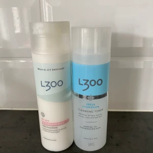 Hudvård - En cleansing milk och en cleansing toner ifrån L300, inköpta i höstas men endast testade någon enstaka gång. Kommer inte till användning. Mycket produkt kvar 🦋