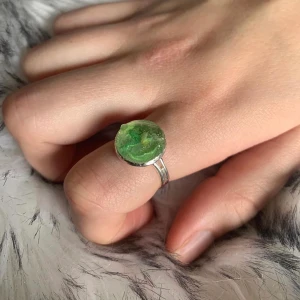 EarthlingsSilver UF 2 - Ring nr 2. Ringstommen är justerbar och gjord av silver. 1/5 av ringens kostnad går till WWF. Du betalar ringens kostnad+frakt. 