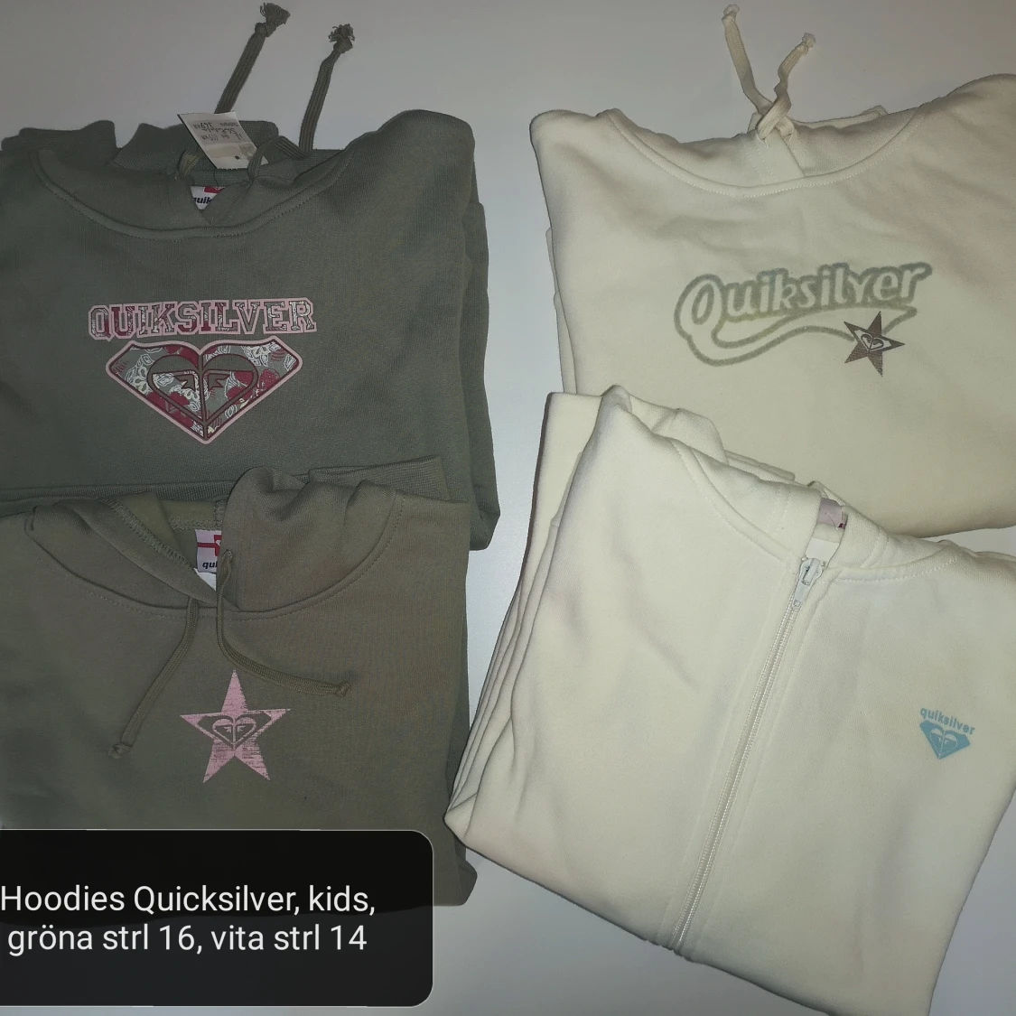 Quicksilver hoddies helt nya - 90