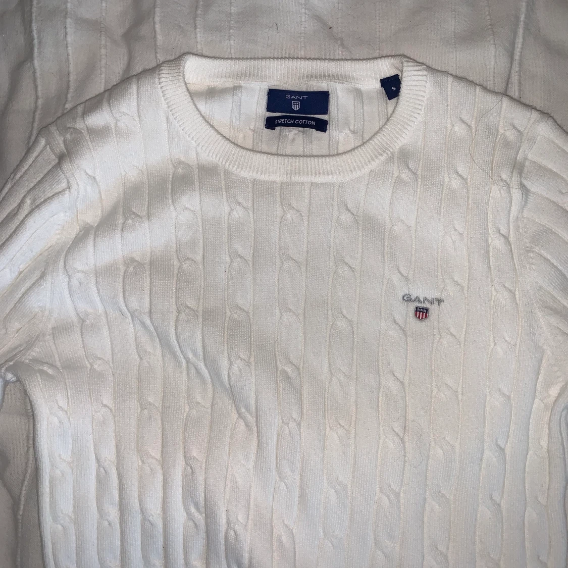 Kabelstickad Gant tröja