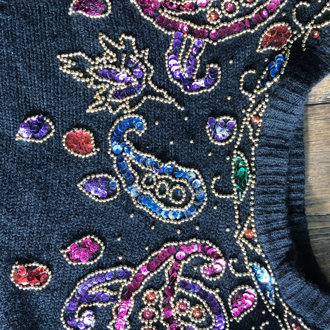 Vintagetröja i silke  - 90