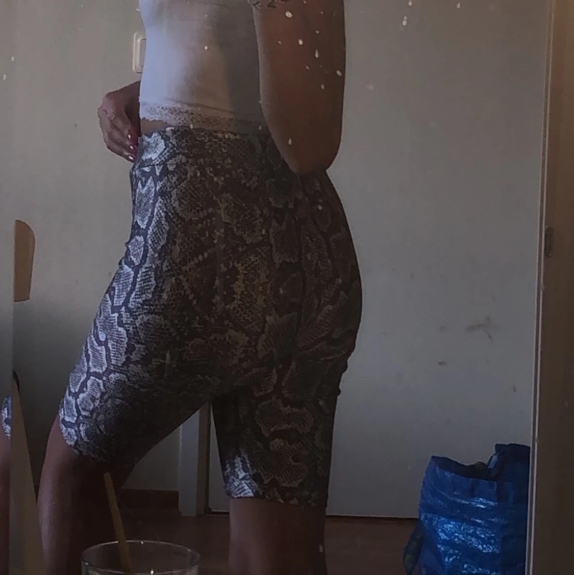 Orm mönstrade cykelbyxor  - 91