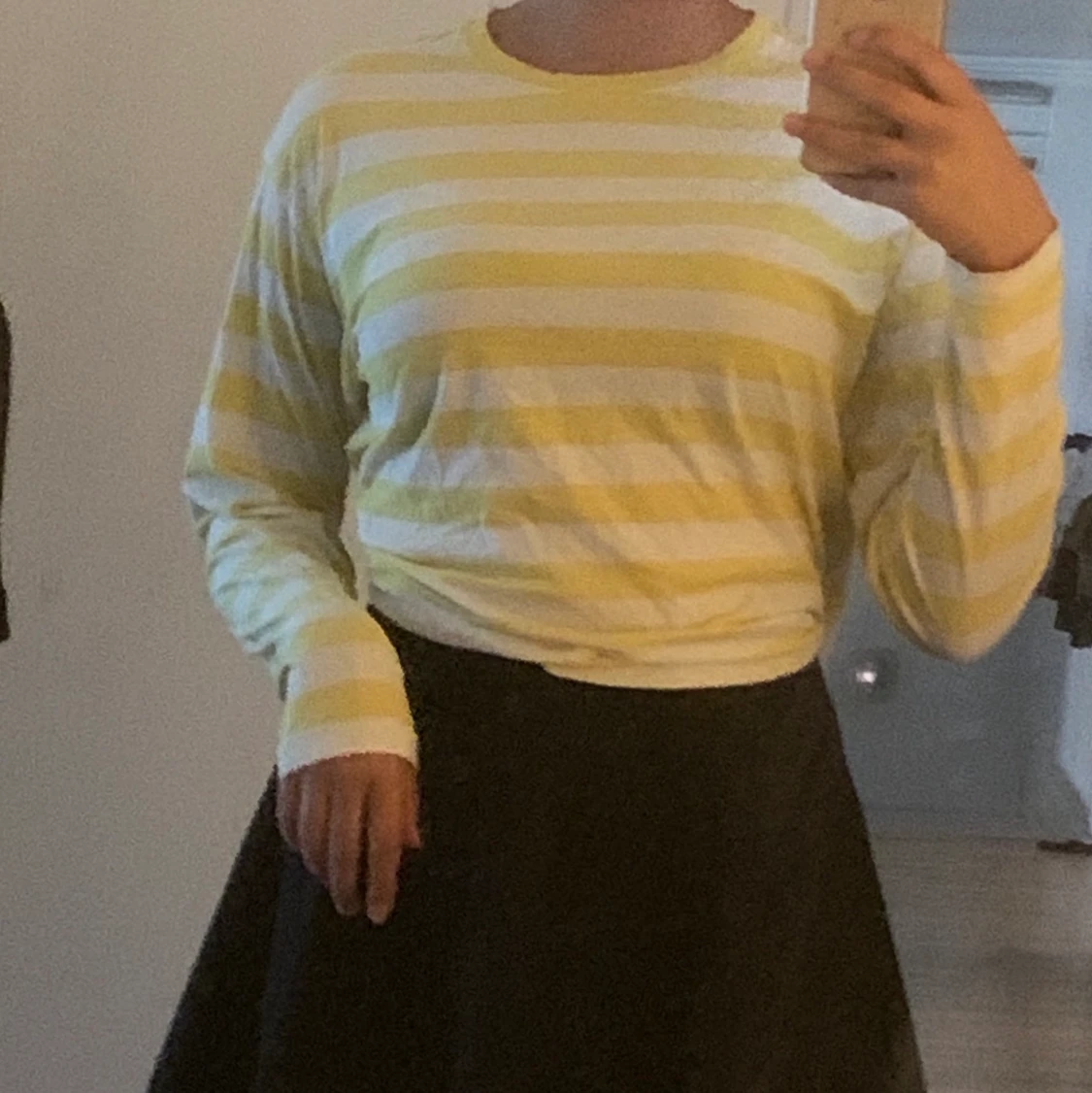 Långärmad randig tröja