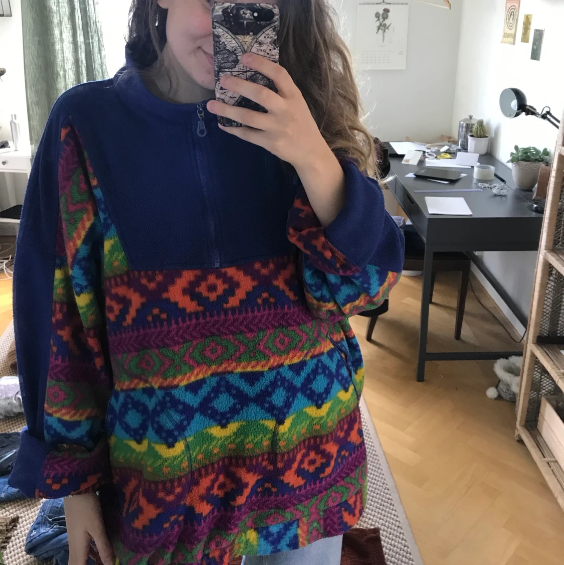 Färgglad fleece!  - 90