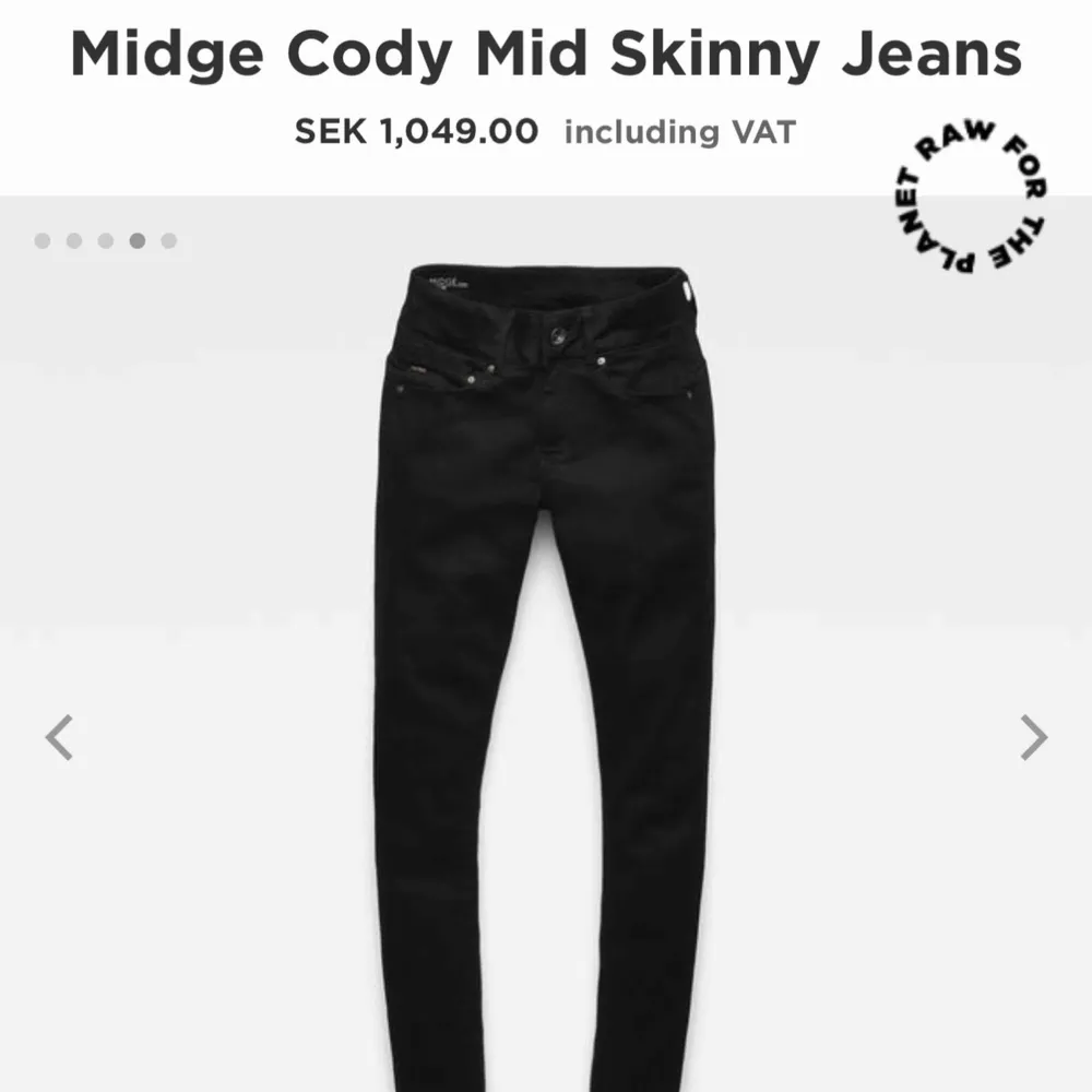 Helt oanvända midge cody Jeans , inköpa för 1000 kr från g-star. Passar xs -s men är tajta i modellen . Jeans & Byxor.