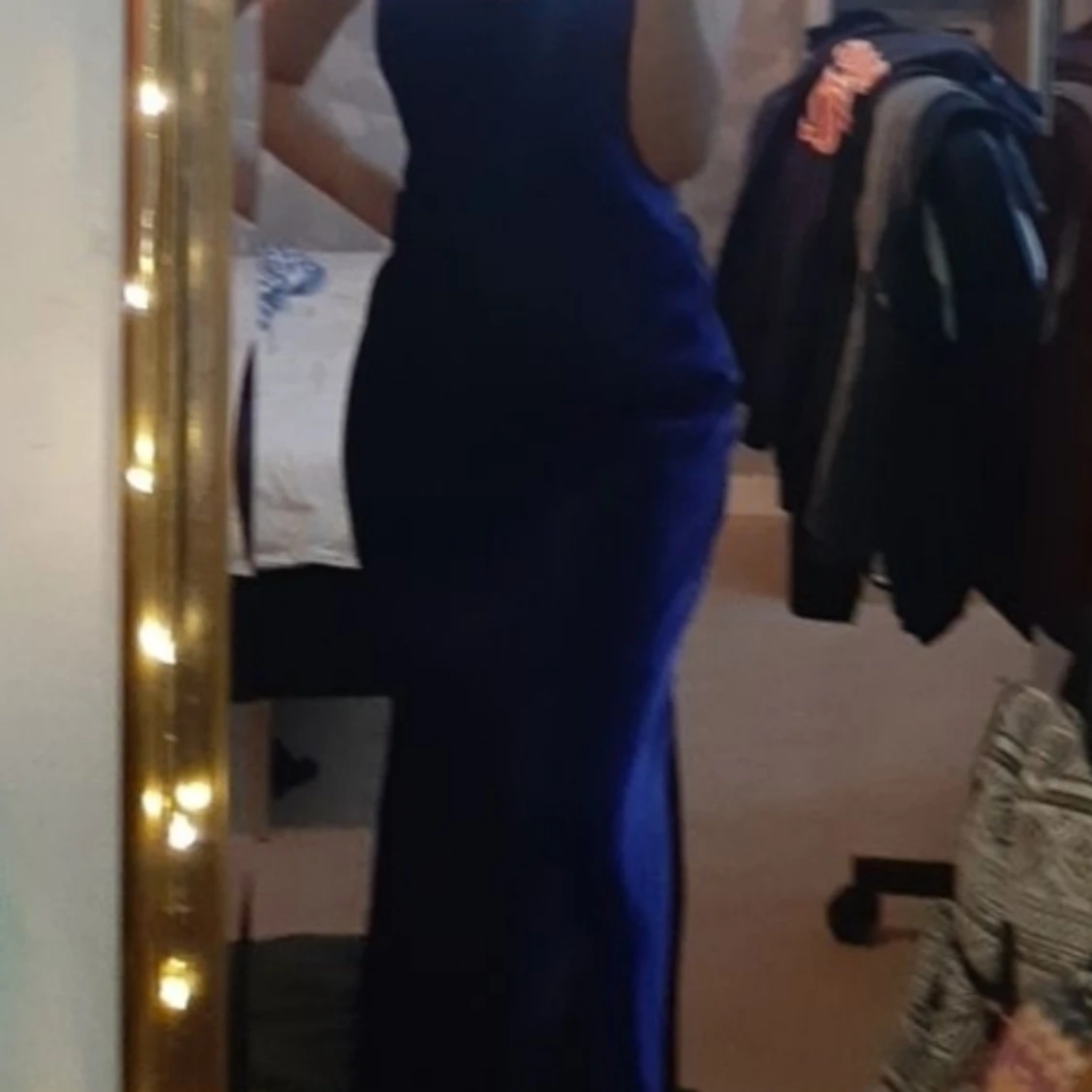 Mörkblå balklänning - 90