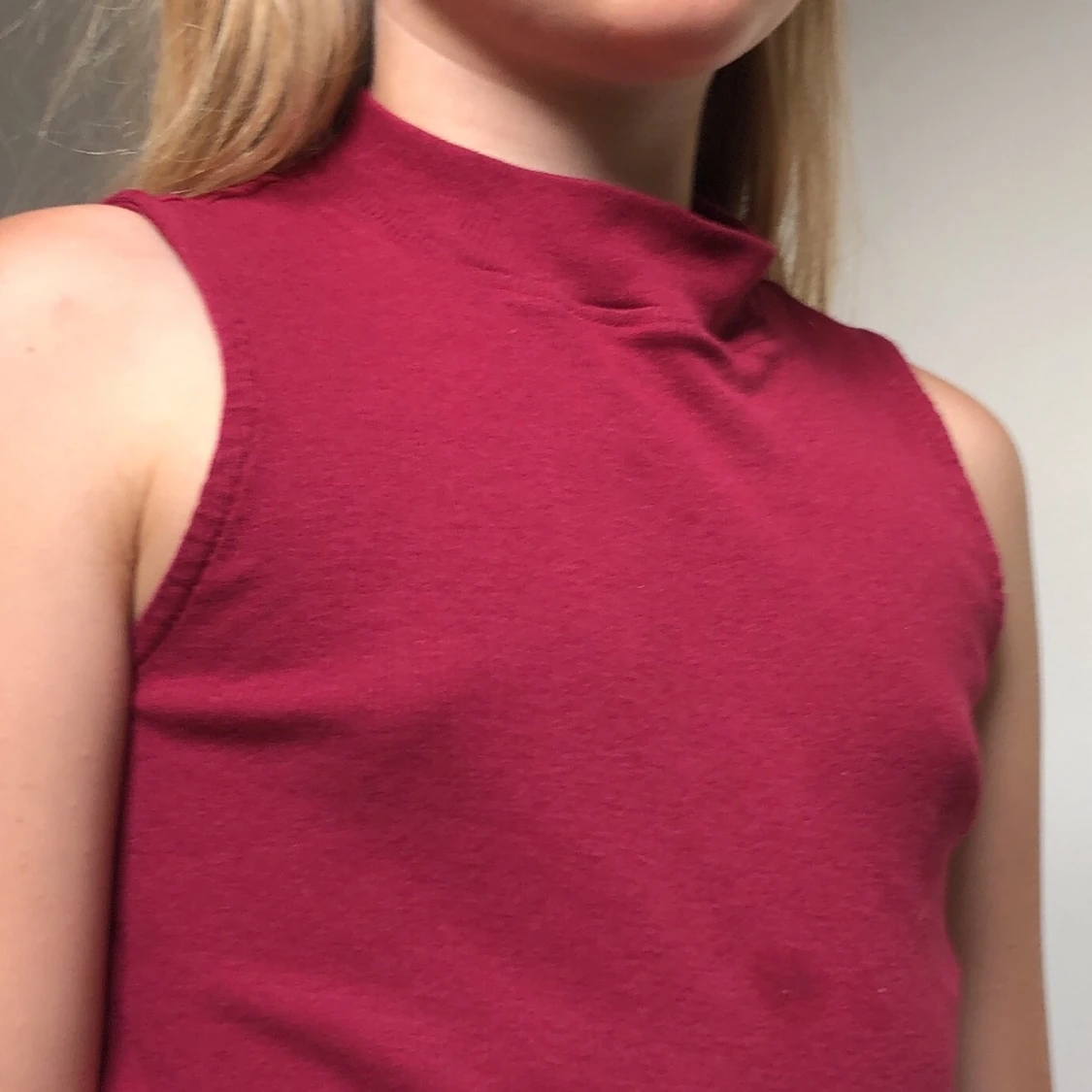 Vinröd polo tröja - 91