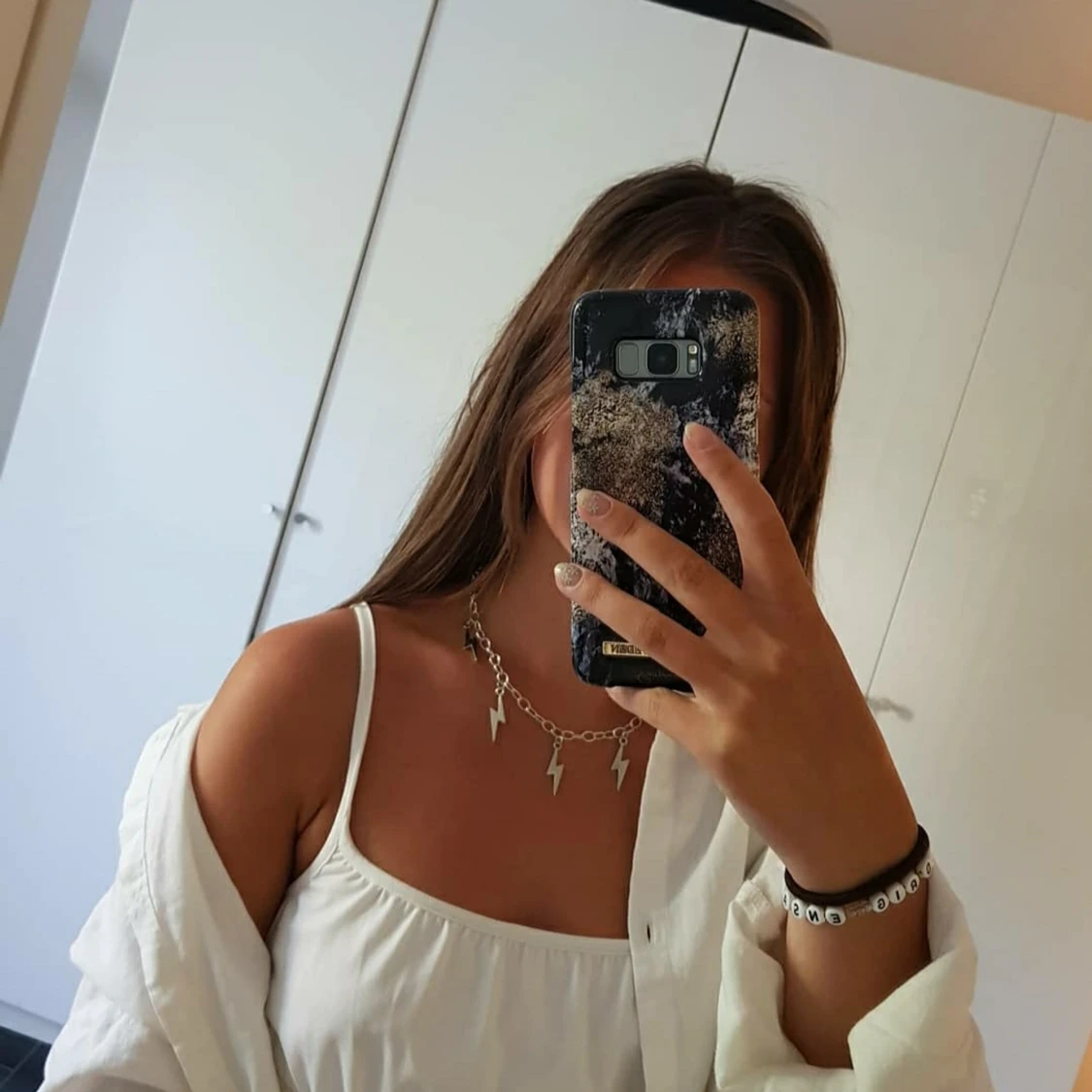 Superpopulärt kedjehalsband med blixtar - 2