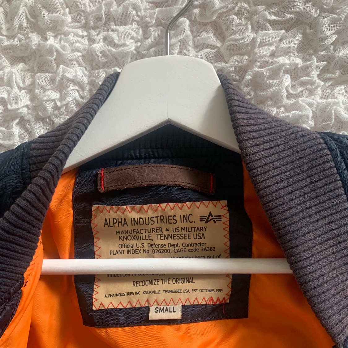 Alpha jacka mörkblå  - 90