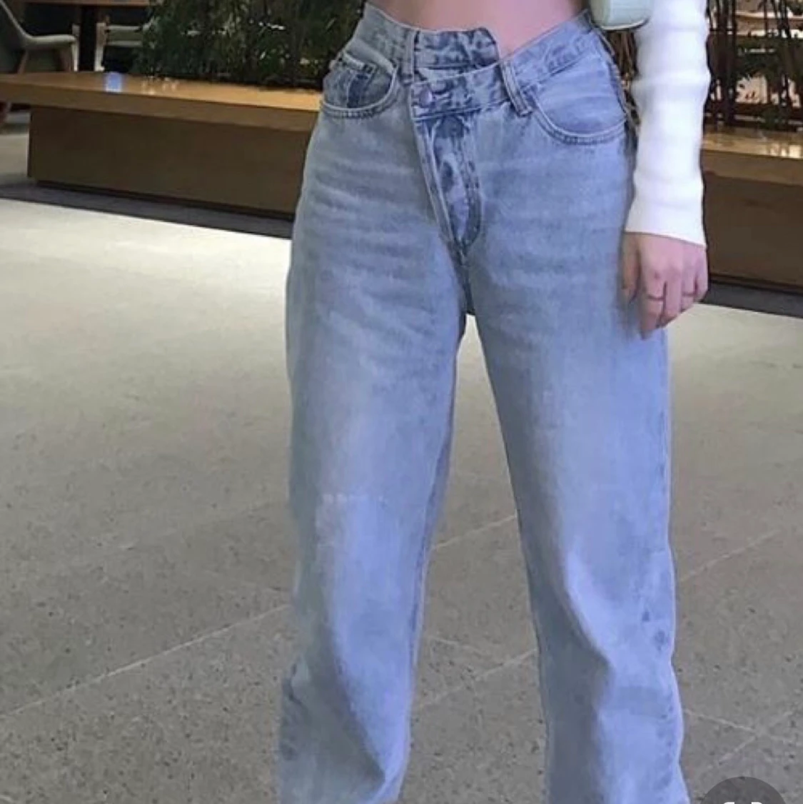 Byxor med sne dragkedja