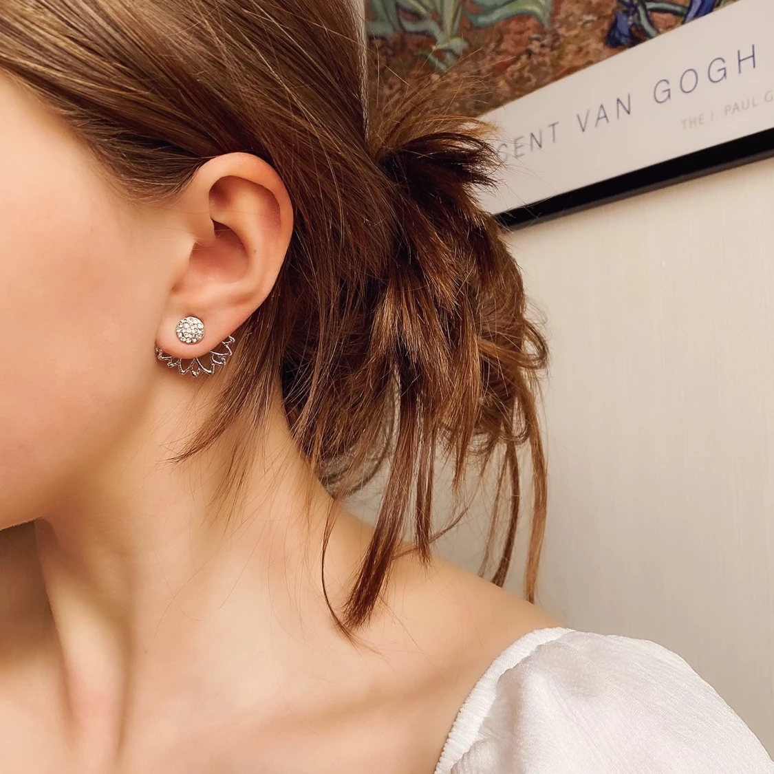 Silver örhängen - 90