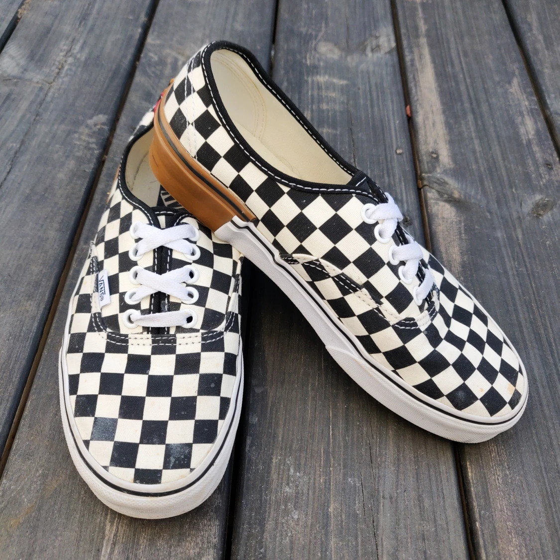 Checkerboard Vans - 90