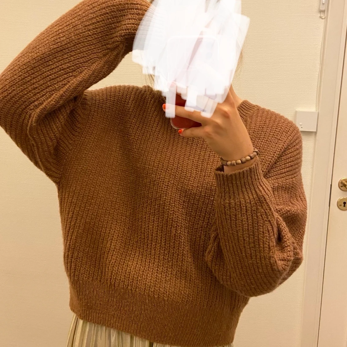 Mysig stickad tröja