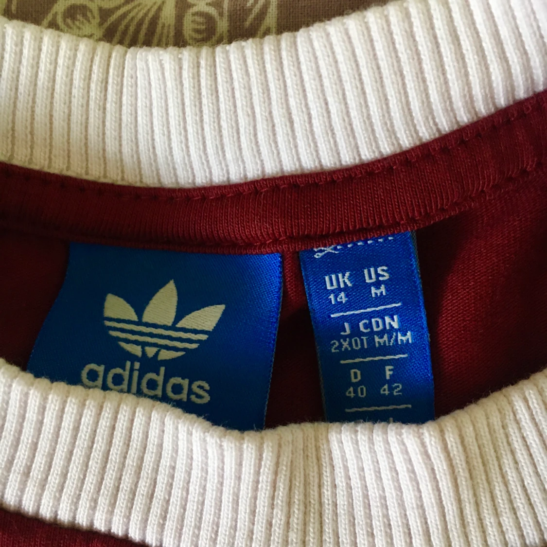 Adidas tröja röd M - 90