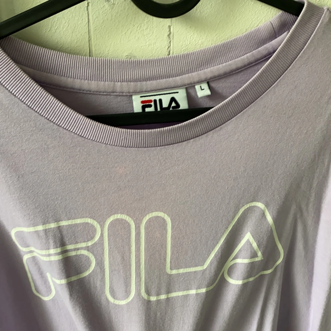 Lila fila tröja storlek large  - 90