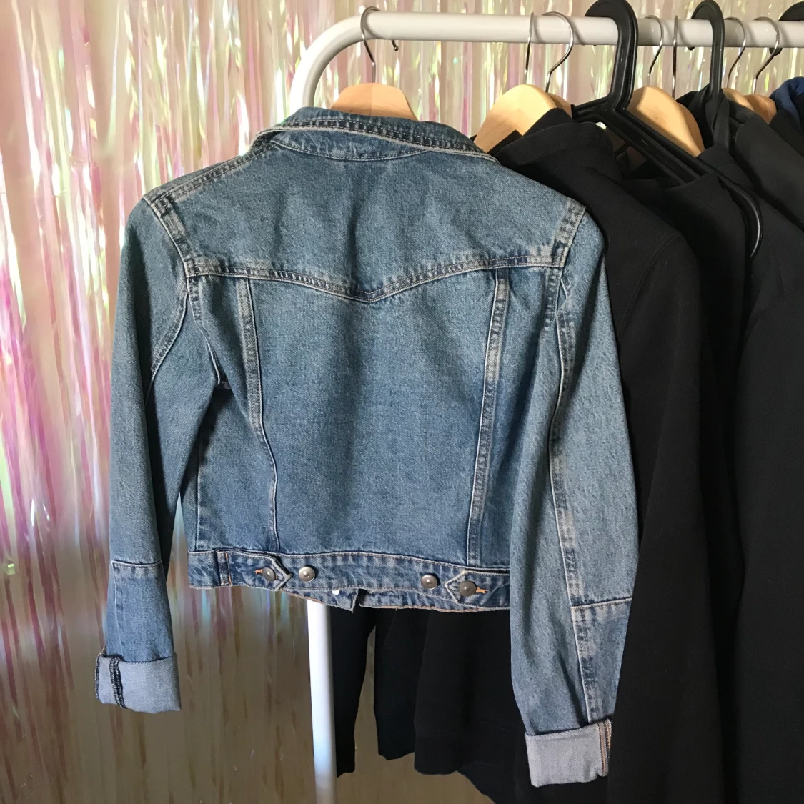 Kort jeansjacka - 90