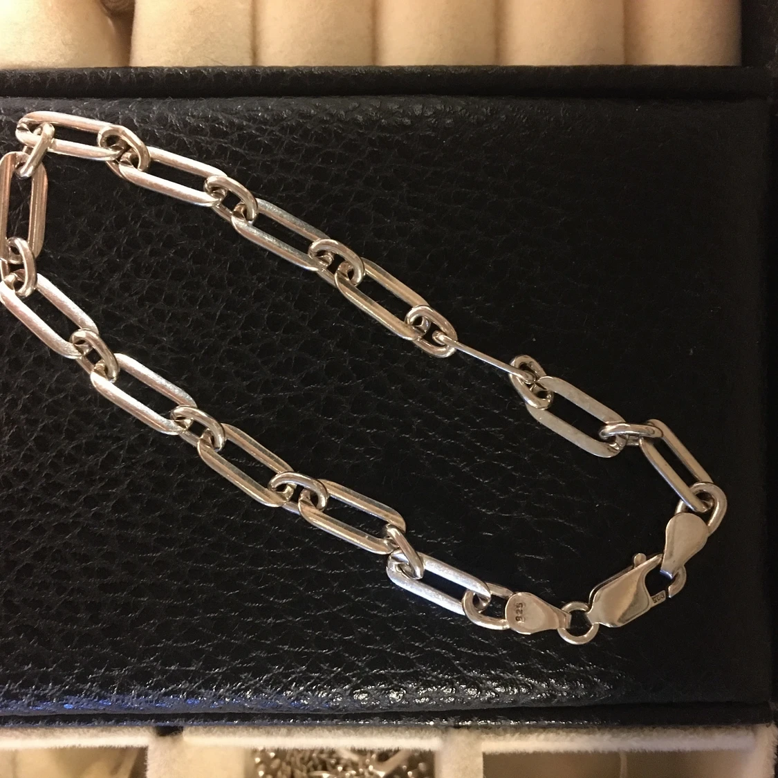 Armlänk äkta silver - 90