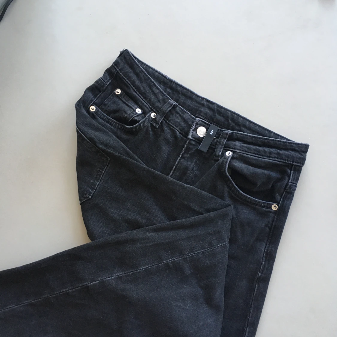 Weekday jeans — svarta Ace - 90