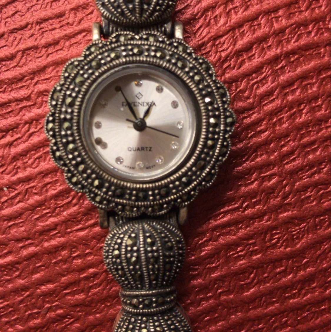 Äkta silver klocka - 90