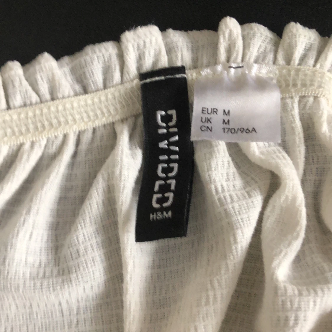 Vit off shoulder topp - 91