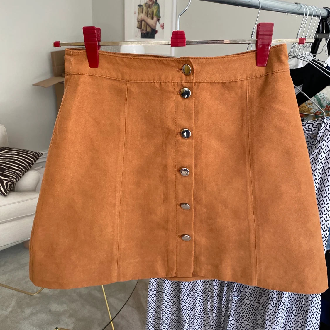 Kjol i mockaimitation - 90