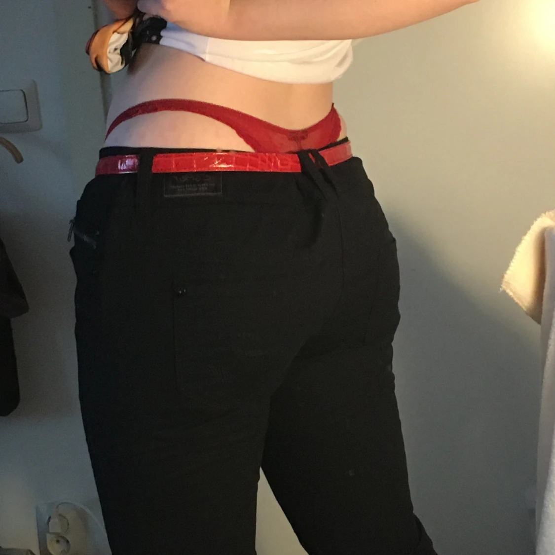 Lågmidjade jeans