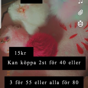 G - Vill sälja dem här guliga hårballar då jag köppte den från glitter jag använde bara en av dem så dem e nya pris diskuteras jag köppte en för 40kr